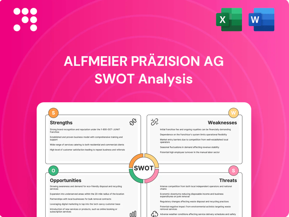 Alfmeier Präzision AG SWOT Analysis