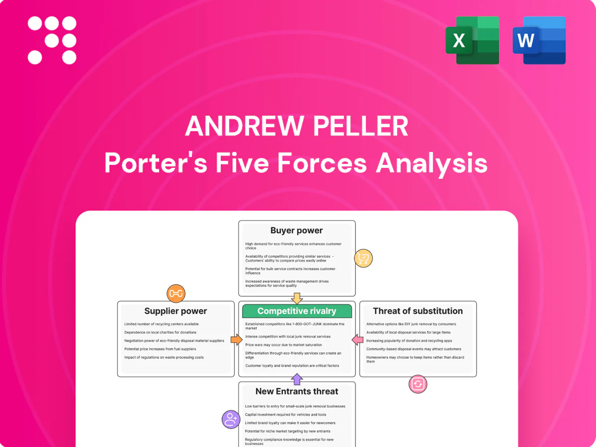 Andrew Peller Porter's Five Forces Analysis