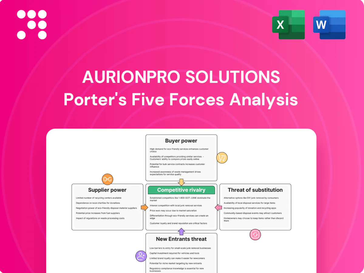 Aurionpro Solutions Porter's Five Forces Analysis