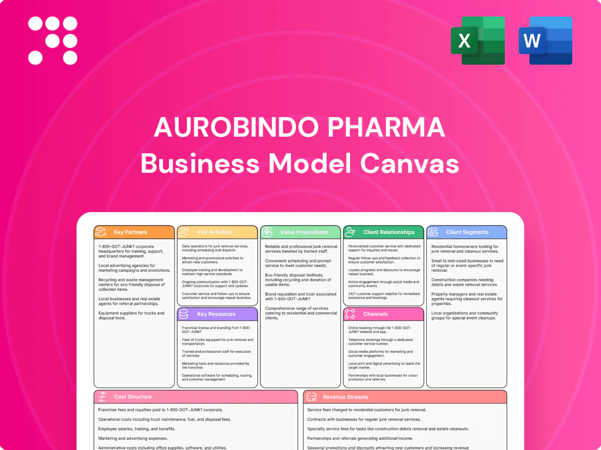 Aurobindo Pharma Business Model Canvas