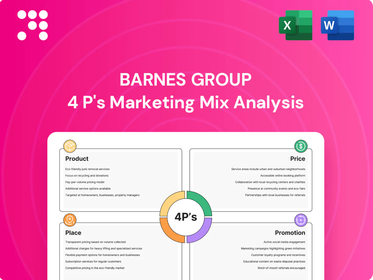 Barnes Group Marketing Mix