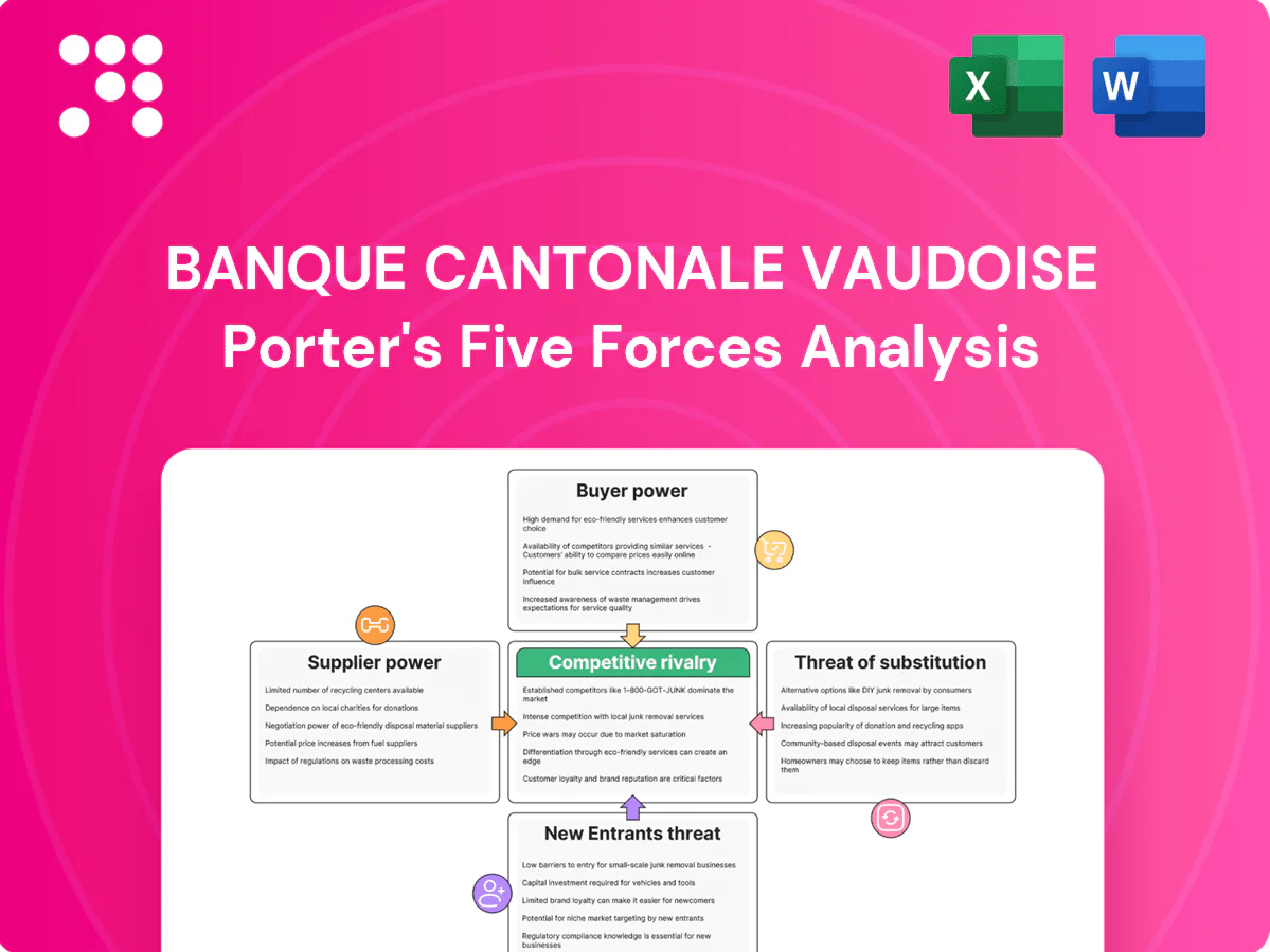 Banque Cantonale Vaudoise Porter's Five Forces Analysis