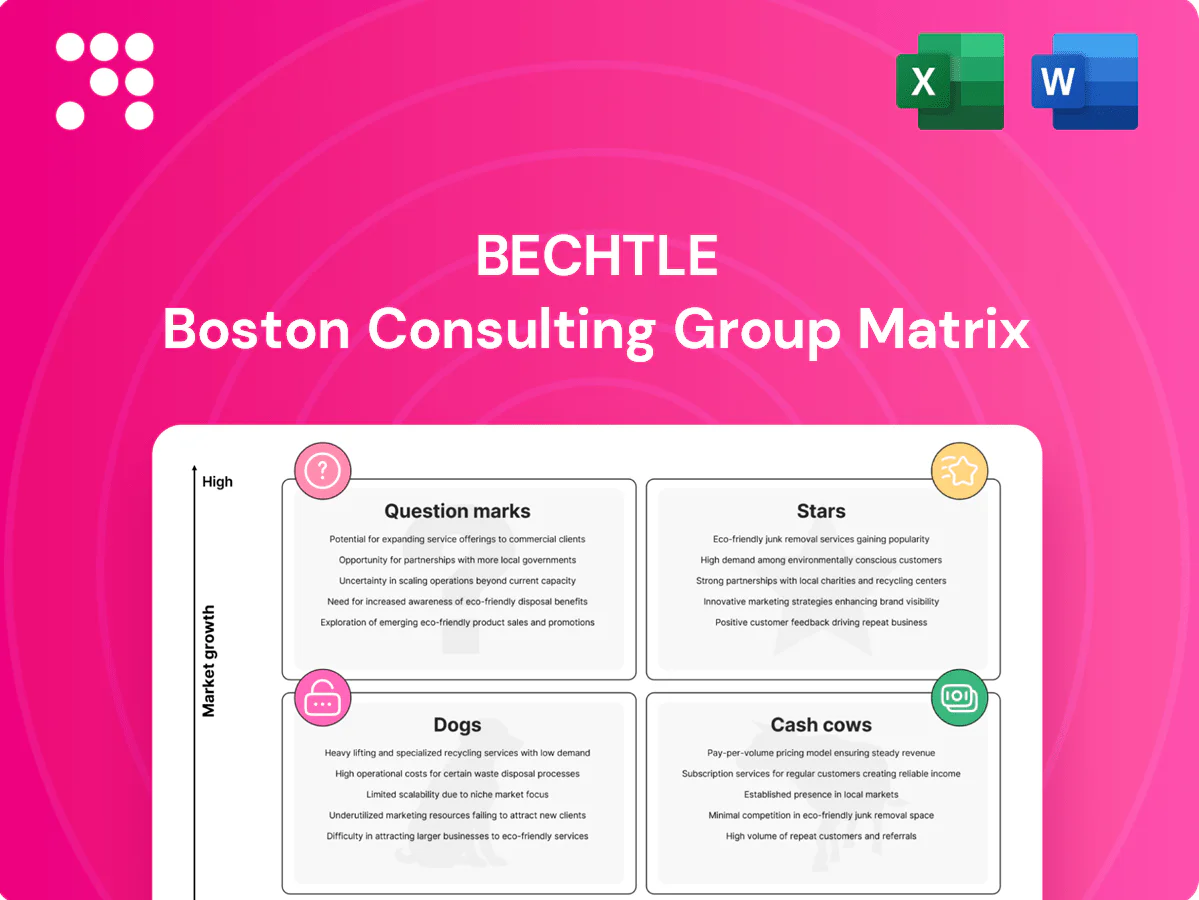 Bechtle Boston Consulting Group Matrix