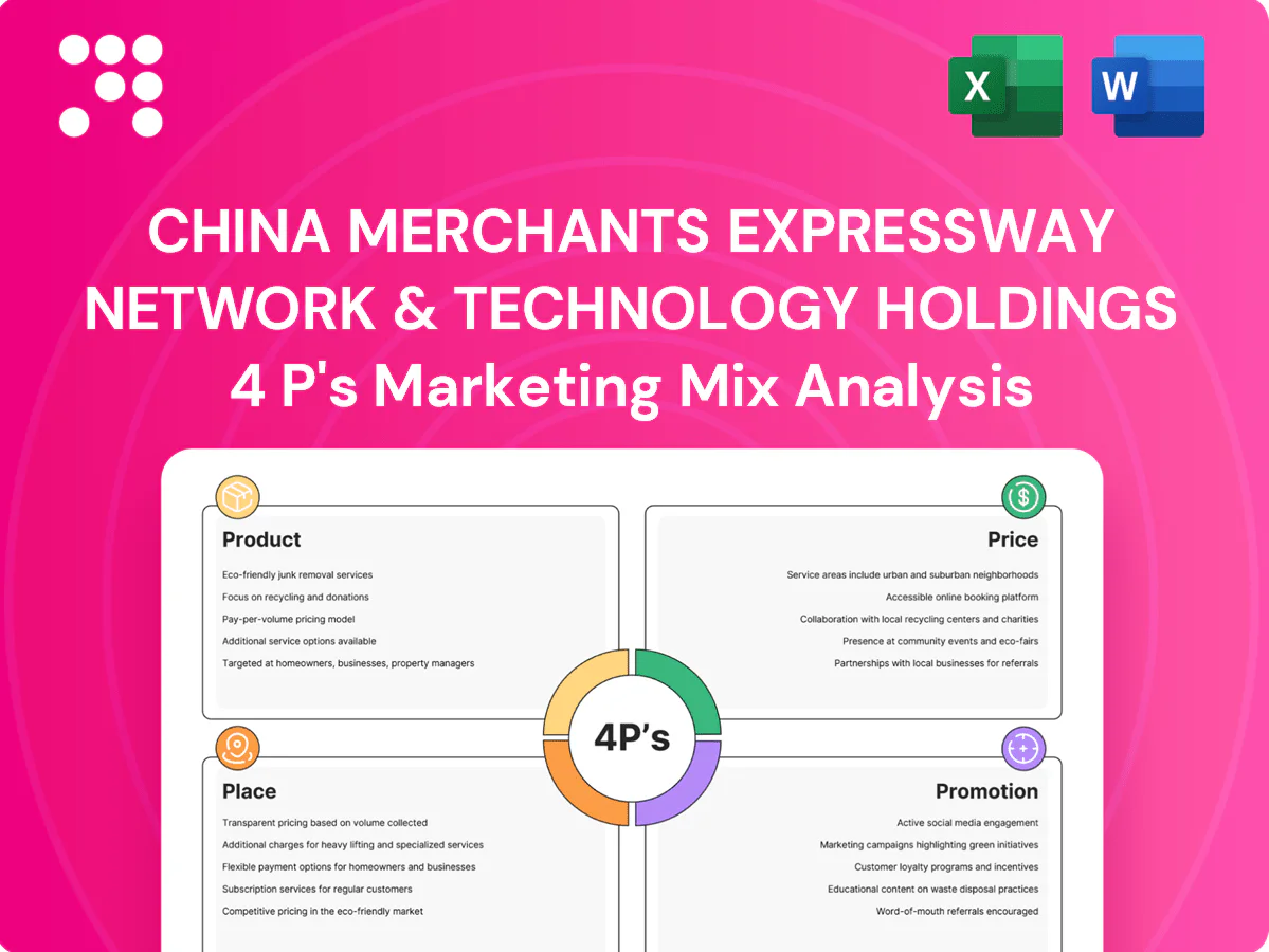 China Merchants Expressway Network & Technology Holdings Marketing Mix