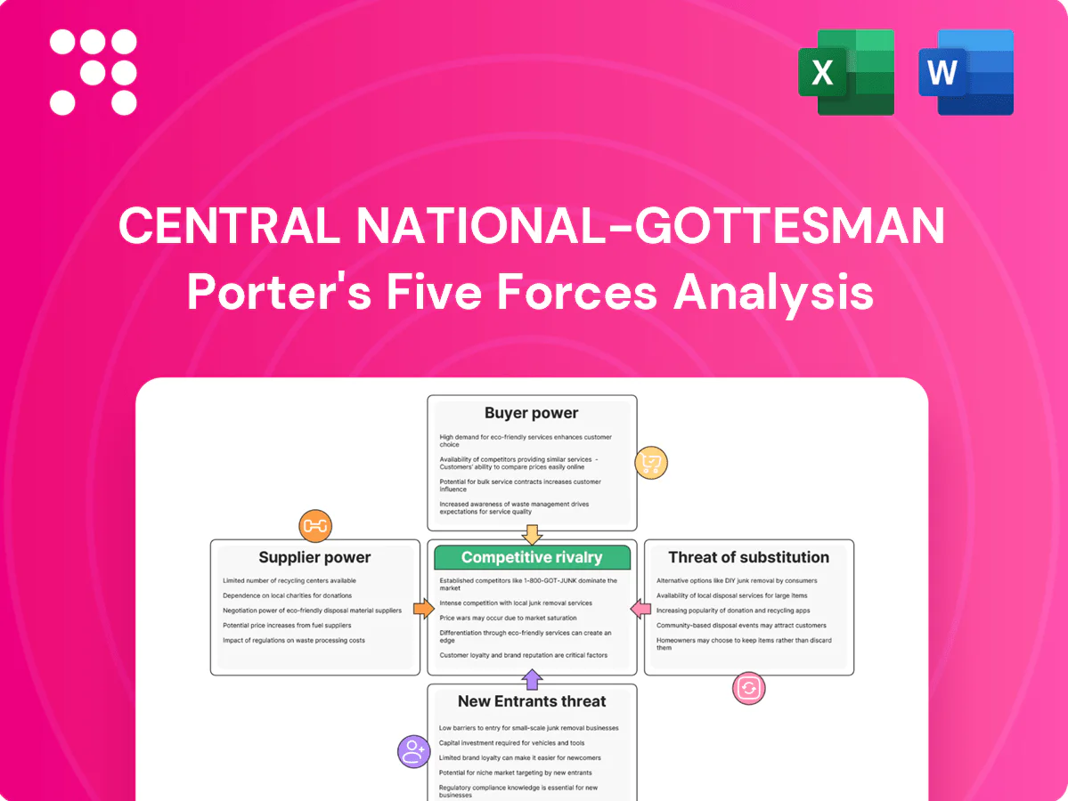 Central National-Gottesman Porter's Five Forces Analysis
