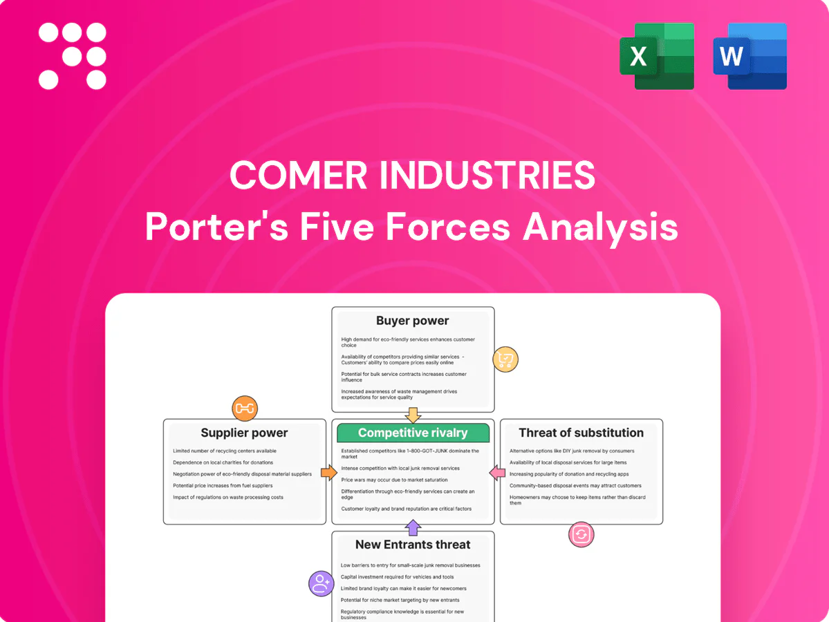 Comer Industries Porter's Five Forces Analysis