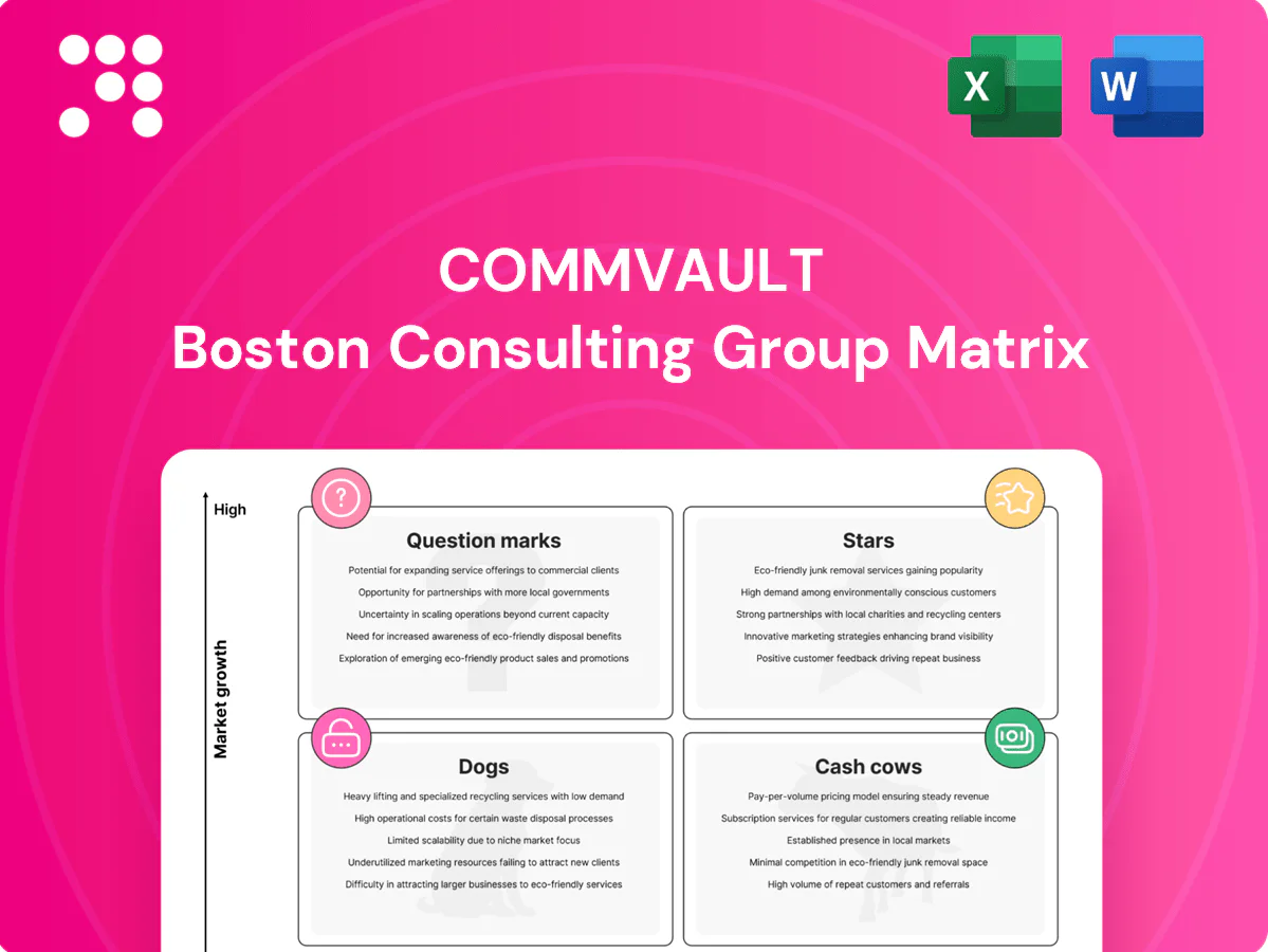 CommVault Boston Consulting Group Matrix