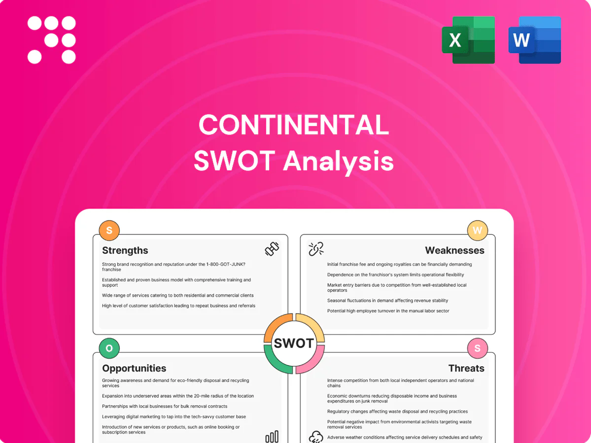 Continental SWOT Analysis