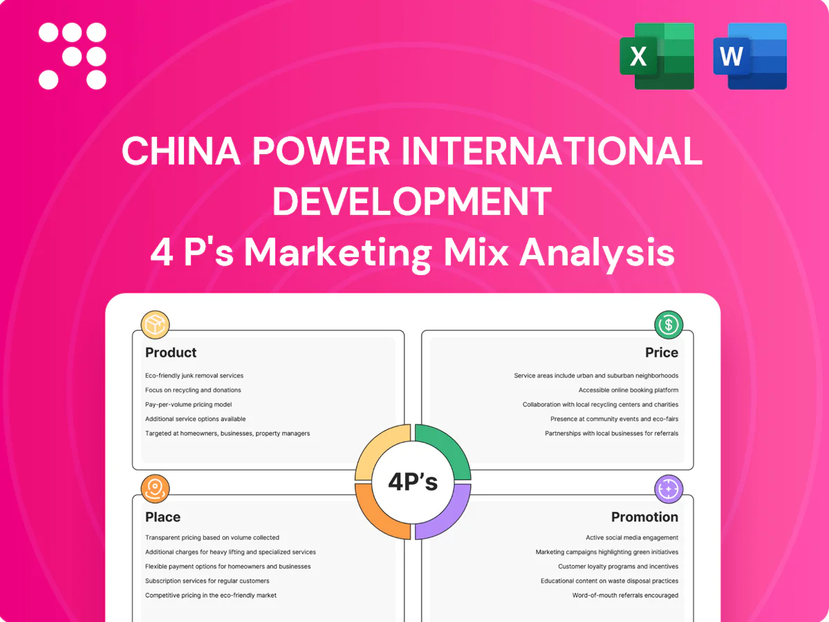 China Power International Development Marketing Mix