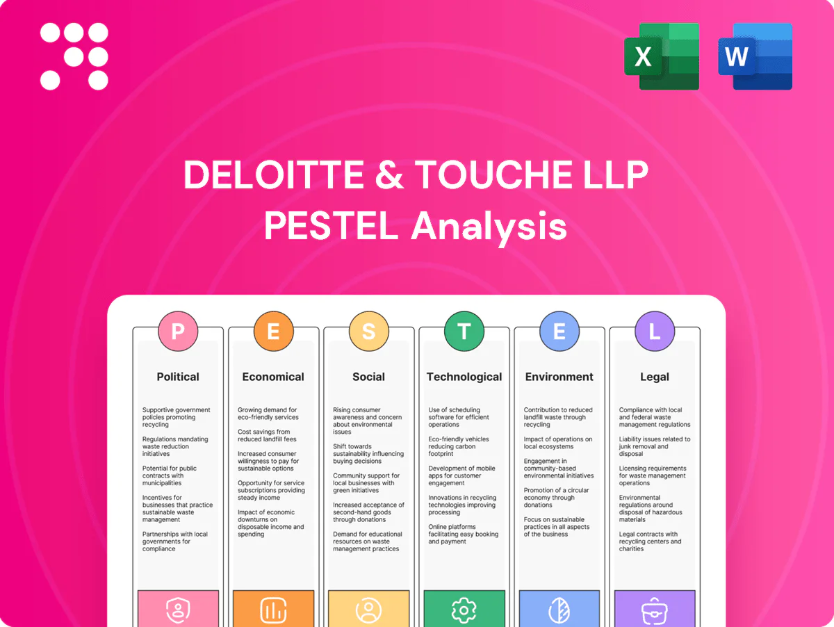 Deloitte & Touche LLP PESTLE Analysis