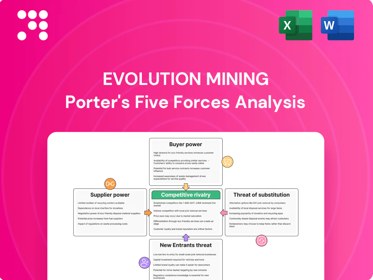 Evolution Mining Porter's Five Forces Analysis