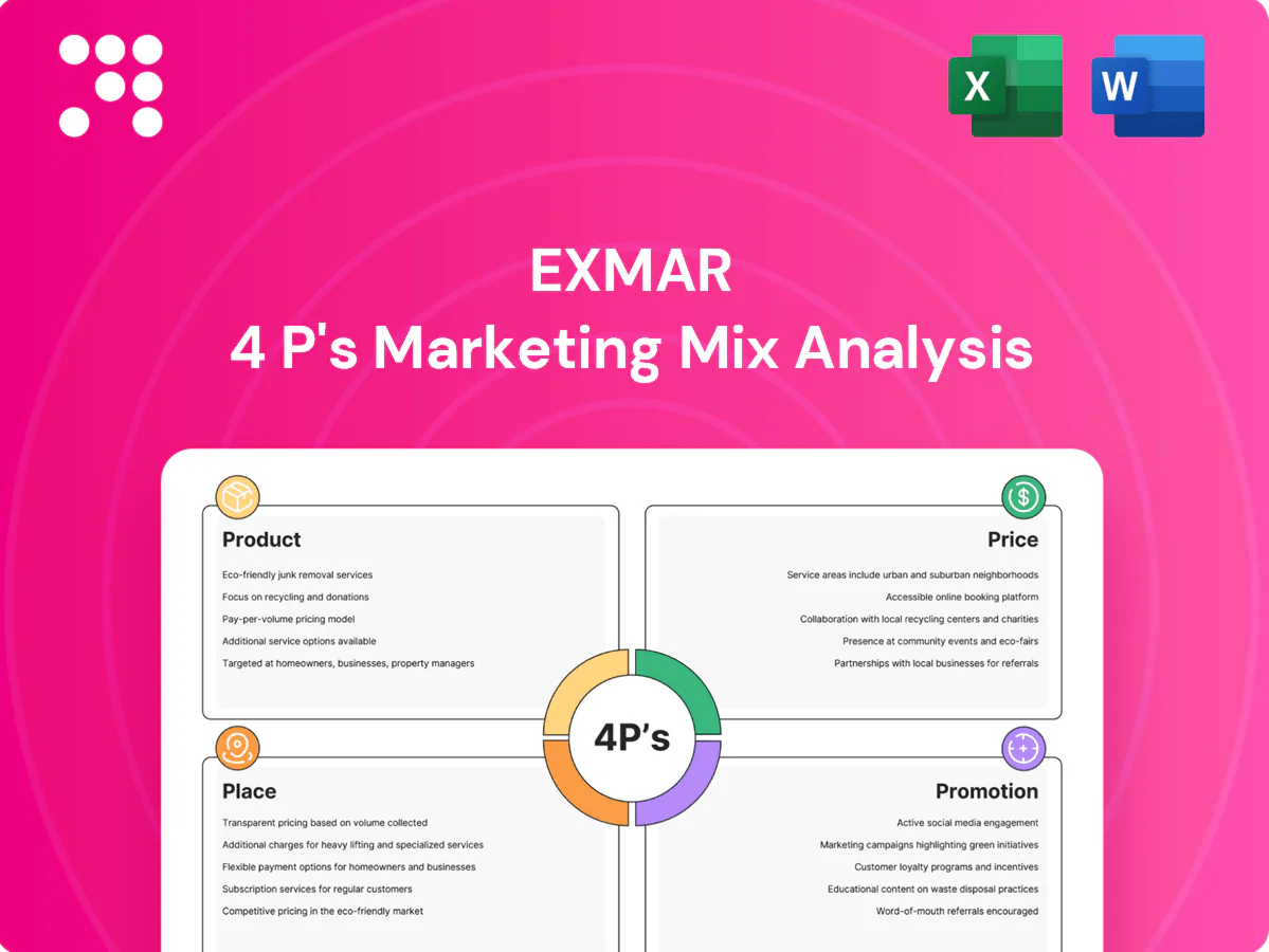 Exmar Marketing Mix
