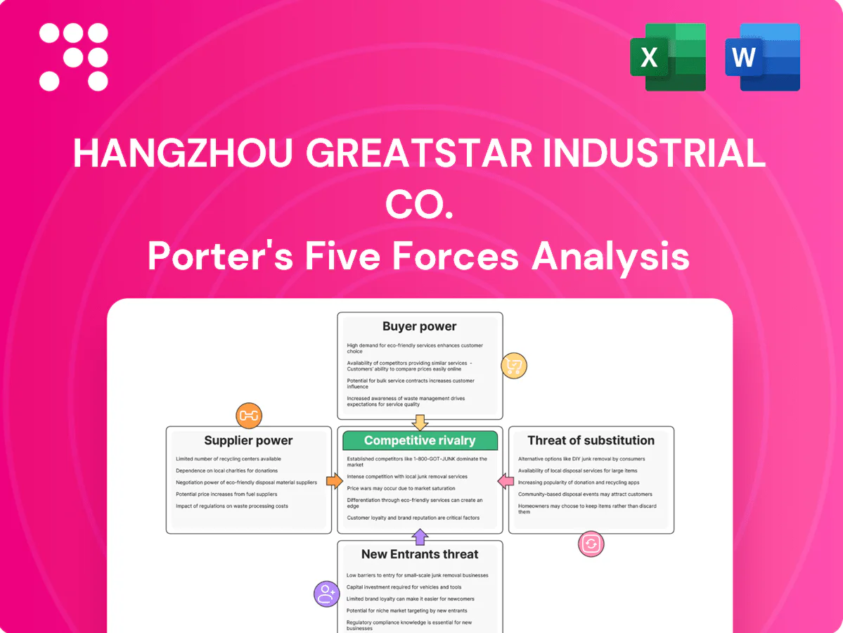 Hangzhou GreatStar Industrial Co. Porter's Five Forces Analysis