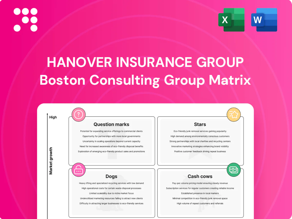 Hanover Insurance Group Boston Consulting Group Matrix