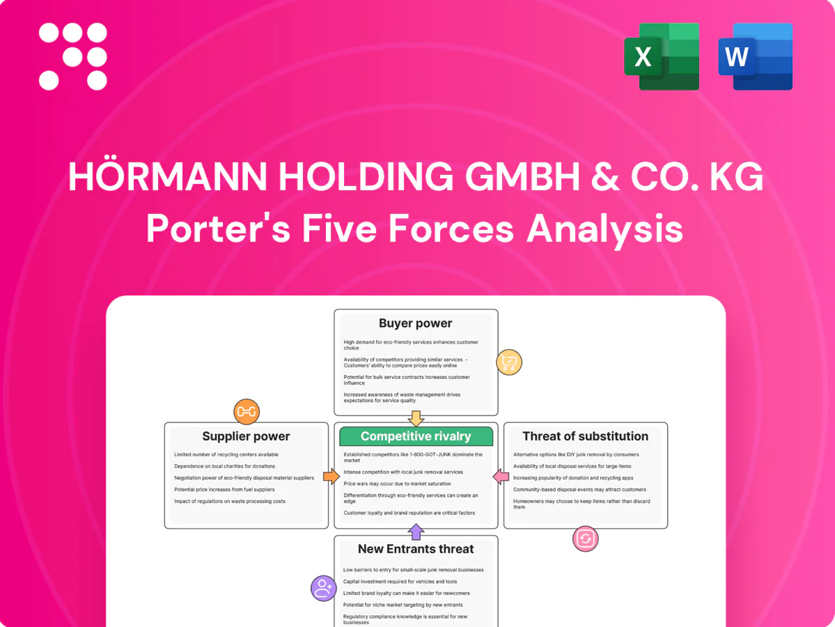Hörmann Holding GmbH & Co. KG Porter's Five Forces Analysis