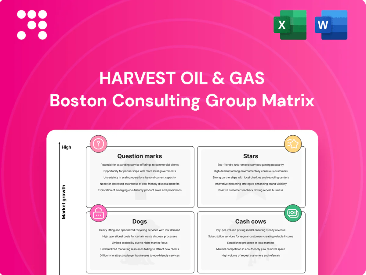 Harvest Oil & Gas Boston Consulting Group Matrix