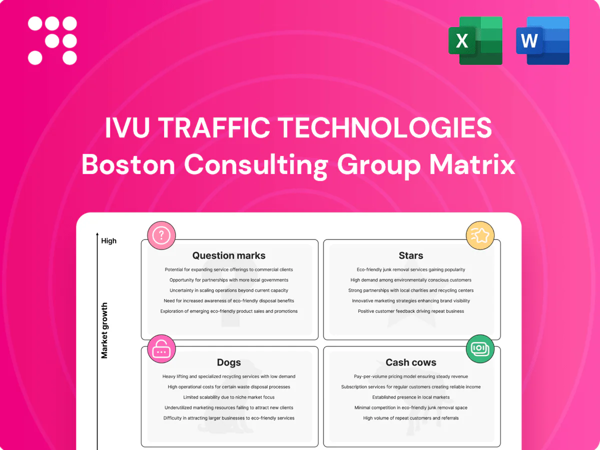 IVU Traffic Technologies Boston Consulting Group Matrix