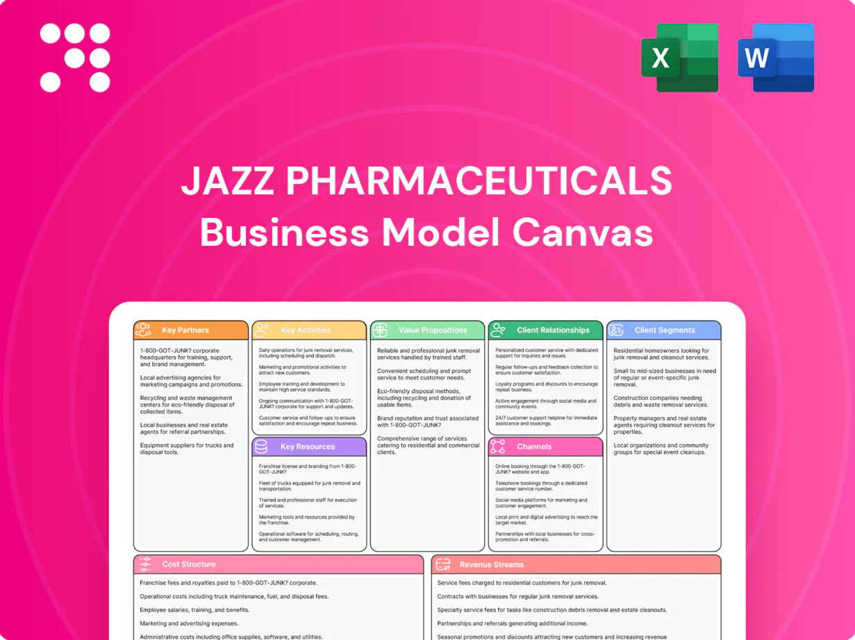 Jazz Pharmaceuticals Business Model Canvas