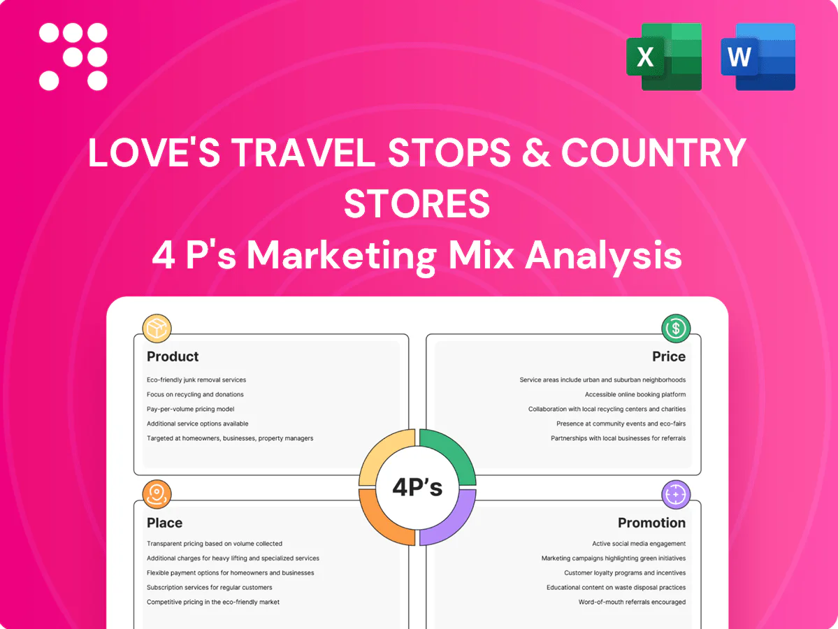 Love's Travel Stops & Country Stores Marketing Mix