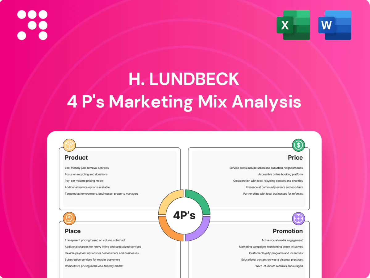 H. Lundbeck Marketing Mix