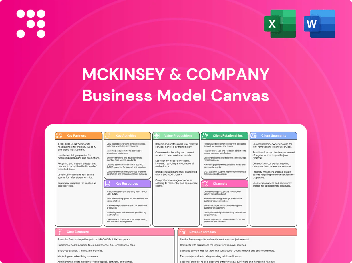 McKinsey & Company Business Model Canvas