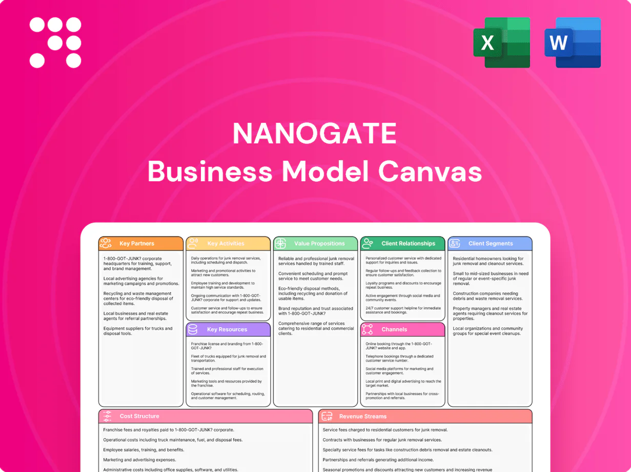 Nanogate Business Model Canvas