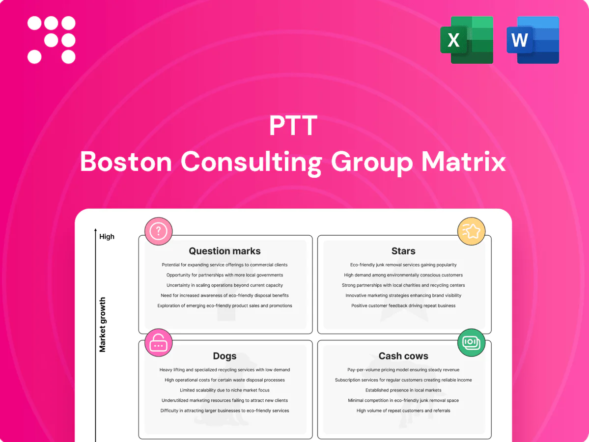 PTT Boston Consulting Group Matrix