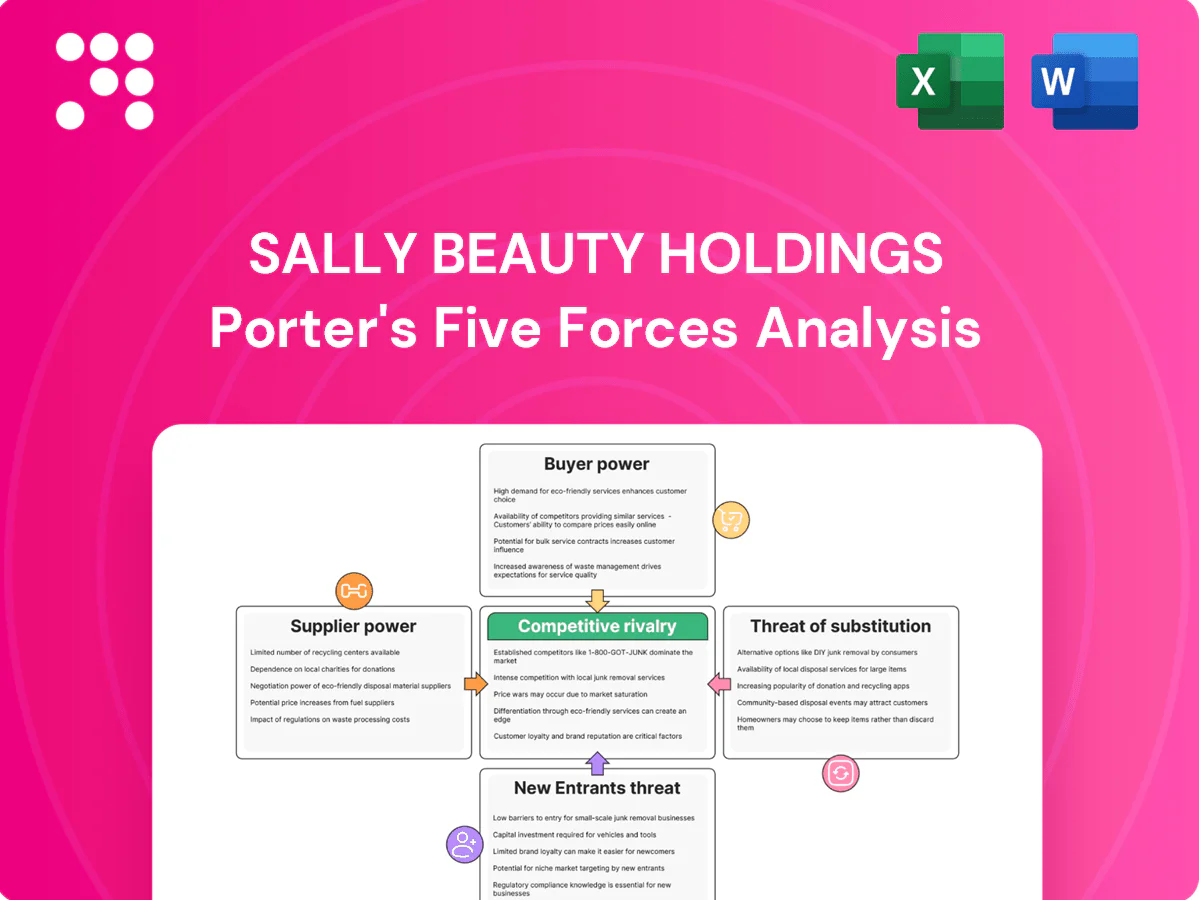 Sally Beauty Holdings Porter's Five Forces Analysis