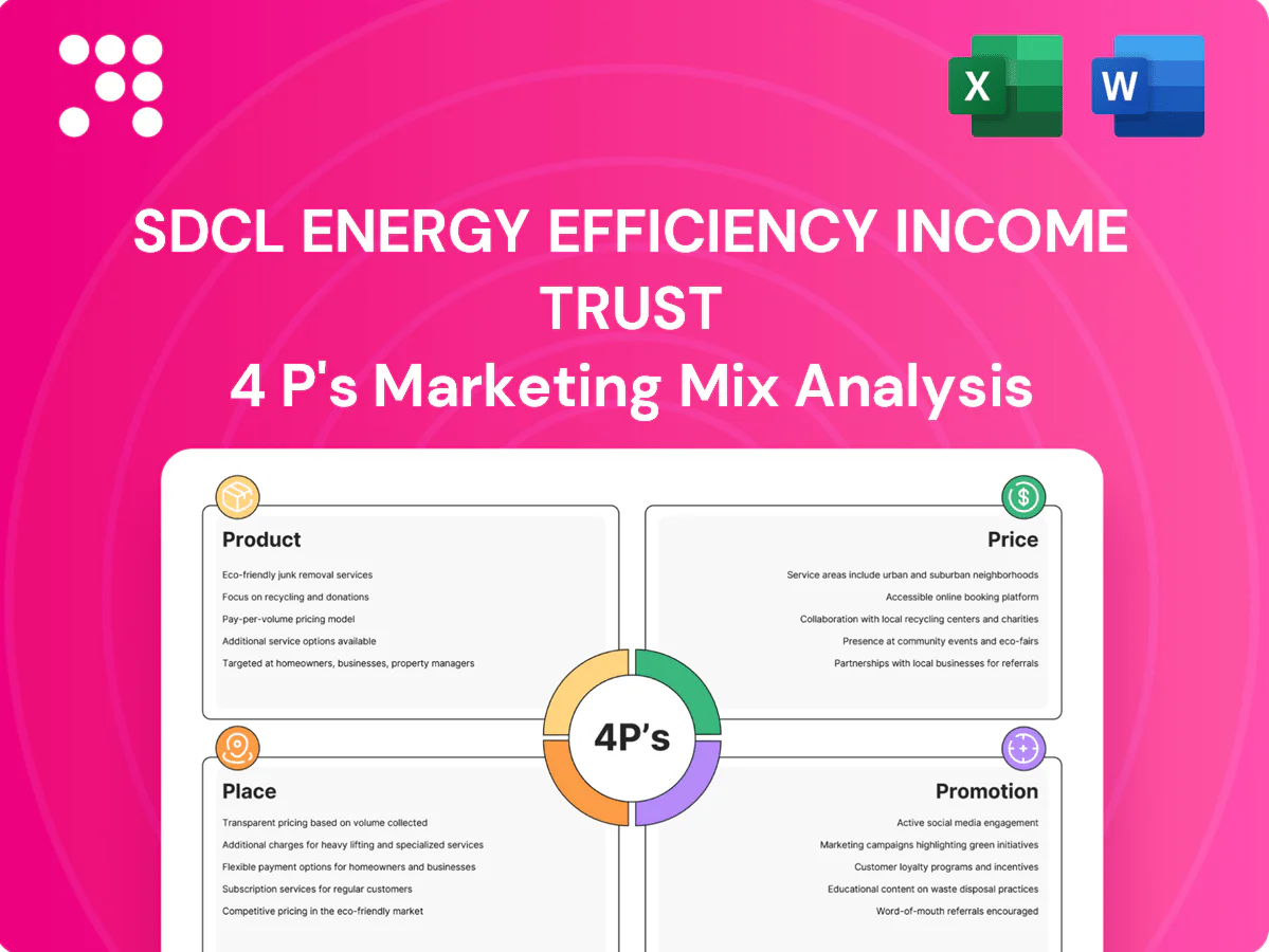 SDCL Energy Efficiency Income Trust Marketing Mix