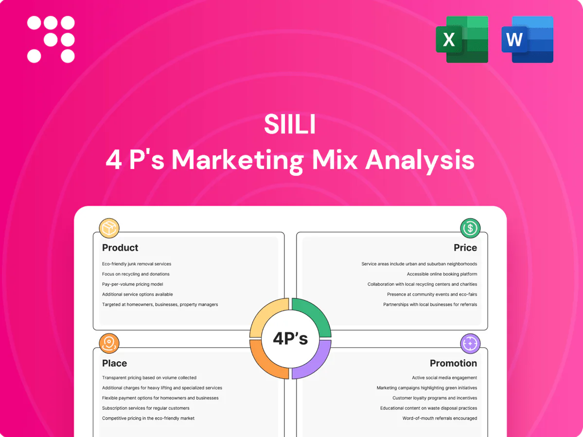 Siili Marketing Mix