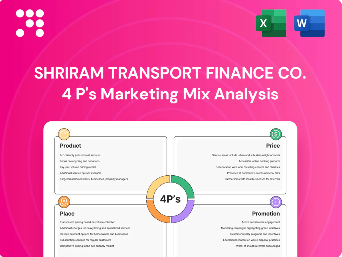 Shriram Transport Finance Co. Marketing Mix