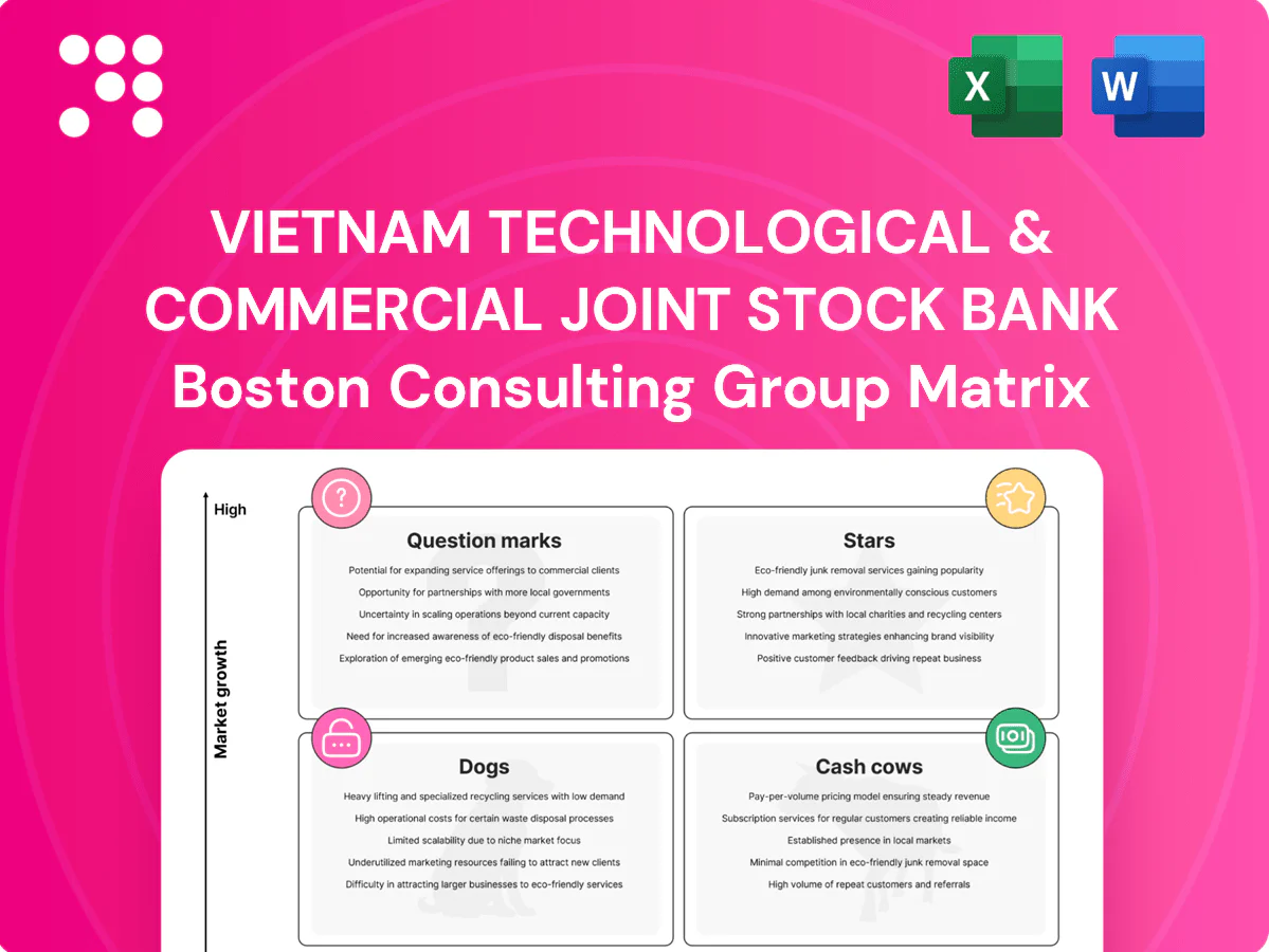 Vietnam Technological & Commercial Joint Stock Bank Boston Consulting Group Matrix