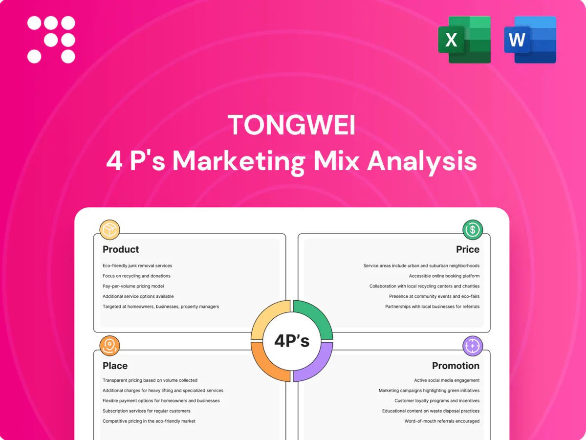 Tongwei Marketing Mix