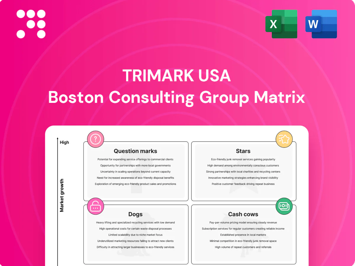 TriMark USA Boston Consulting Group Matrix