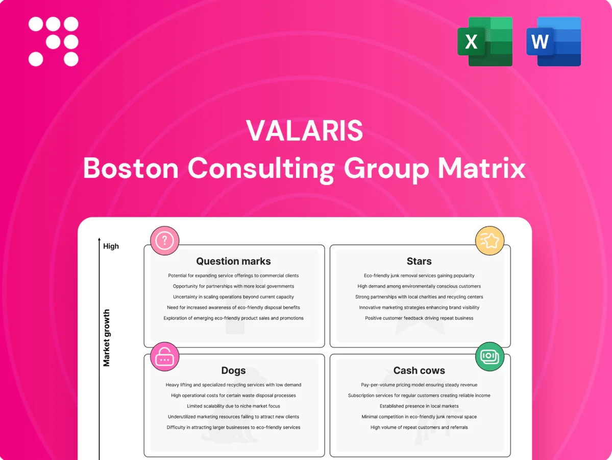 Valaris Boston Consulting Group Matrix