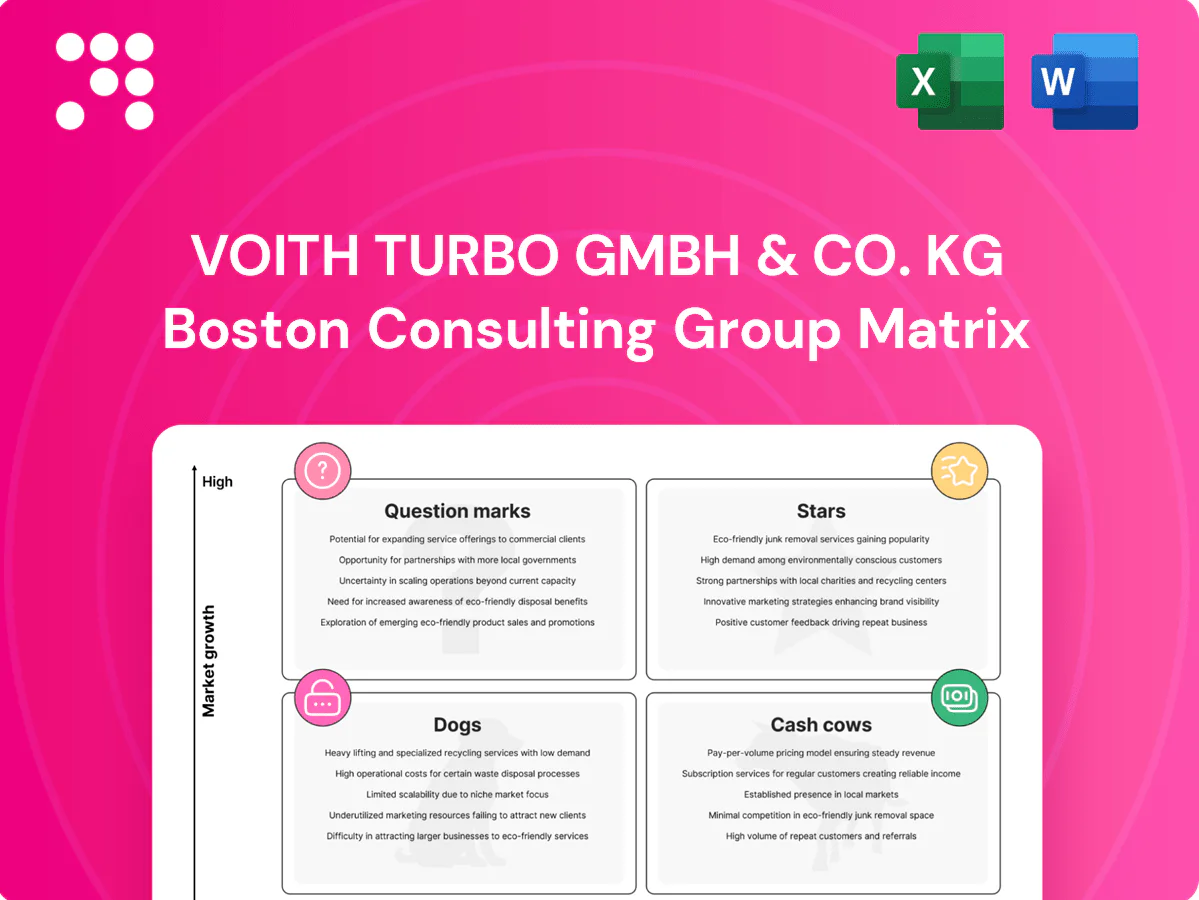 Voith Turbo GmbH & Co. KG Boston Consulting Group Matrix