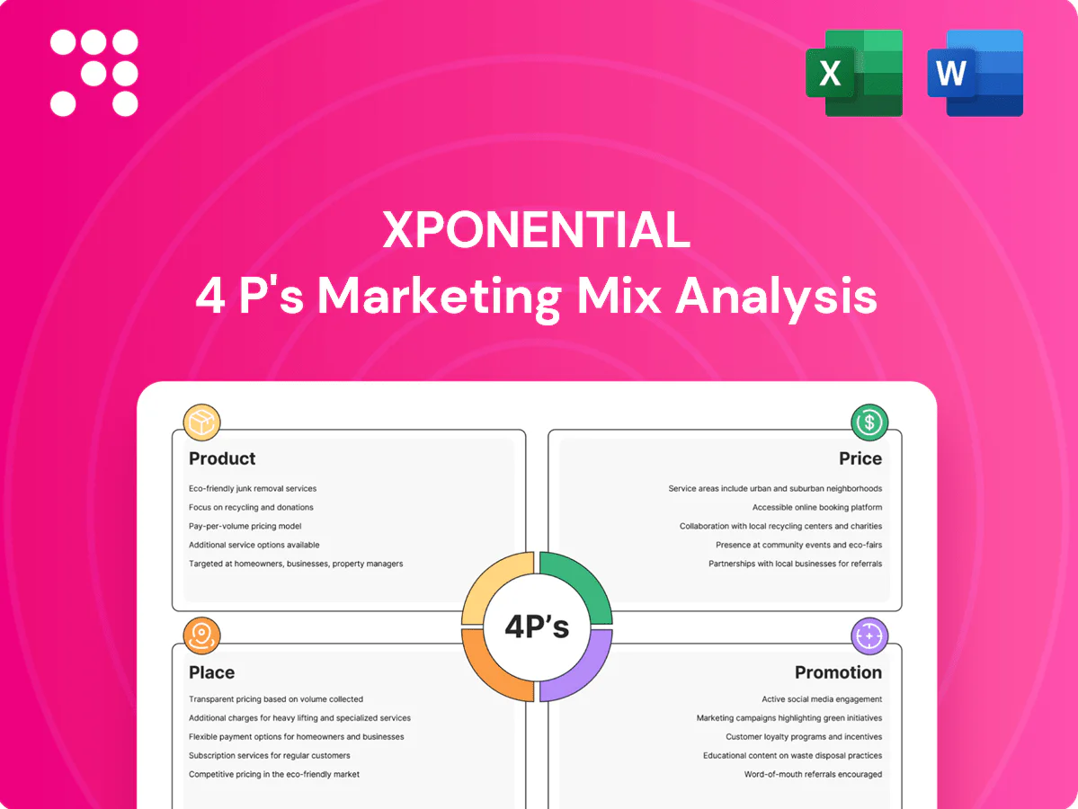Xponential Marketing Mix